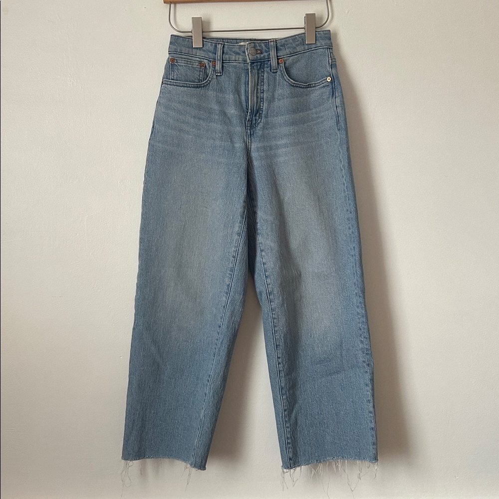 Madewell The Curvy Perfect Vintage Wide-Leg Crop Jean in Altoona Wash - 26